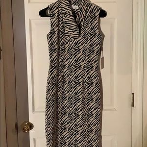 Calvin Klein NWT Zebra Print Dress